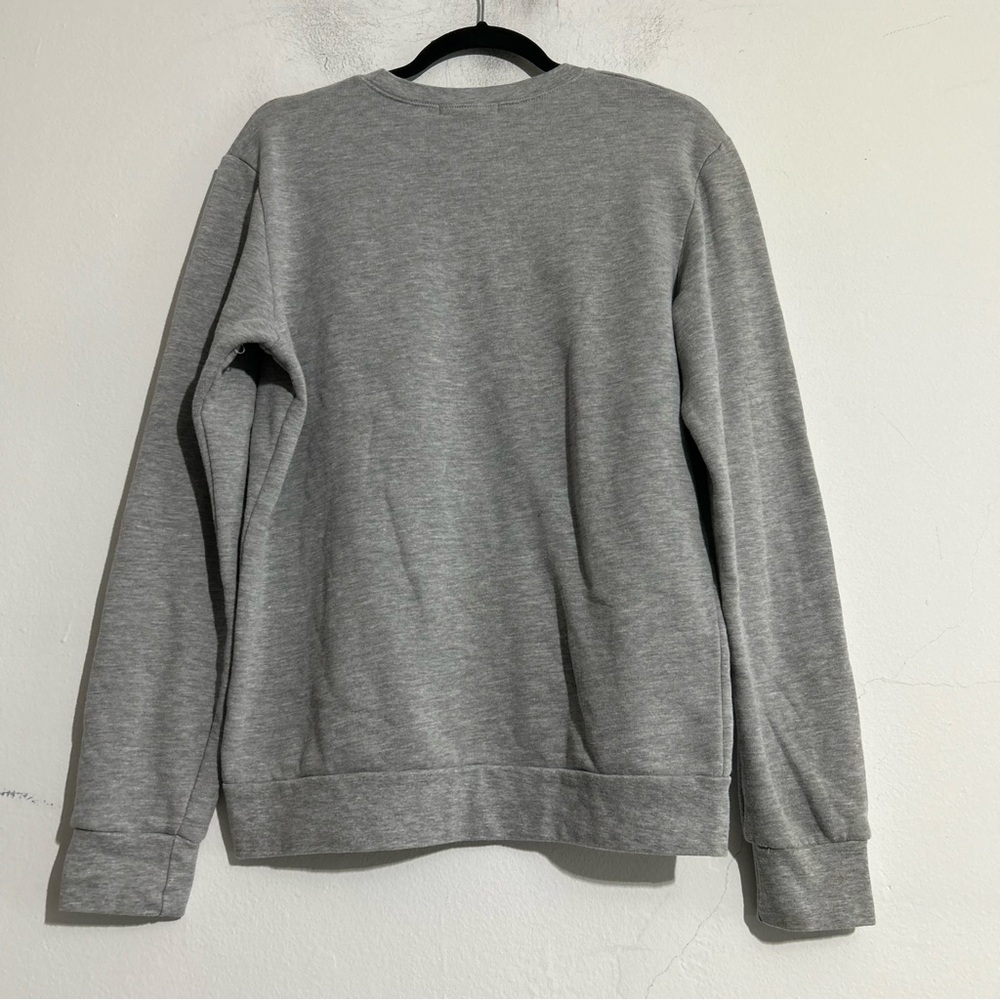 Kiel James Patrick Cat-O-Lantern Pumpkin Halloween Spooky Sweatshirt Grey Medium - Picture 7 of 8